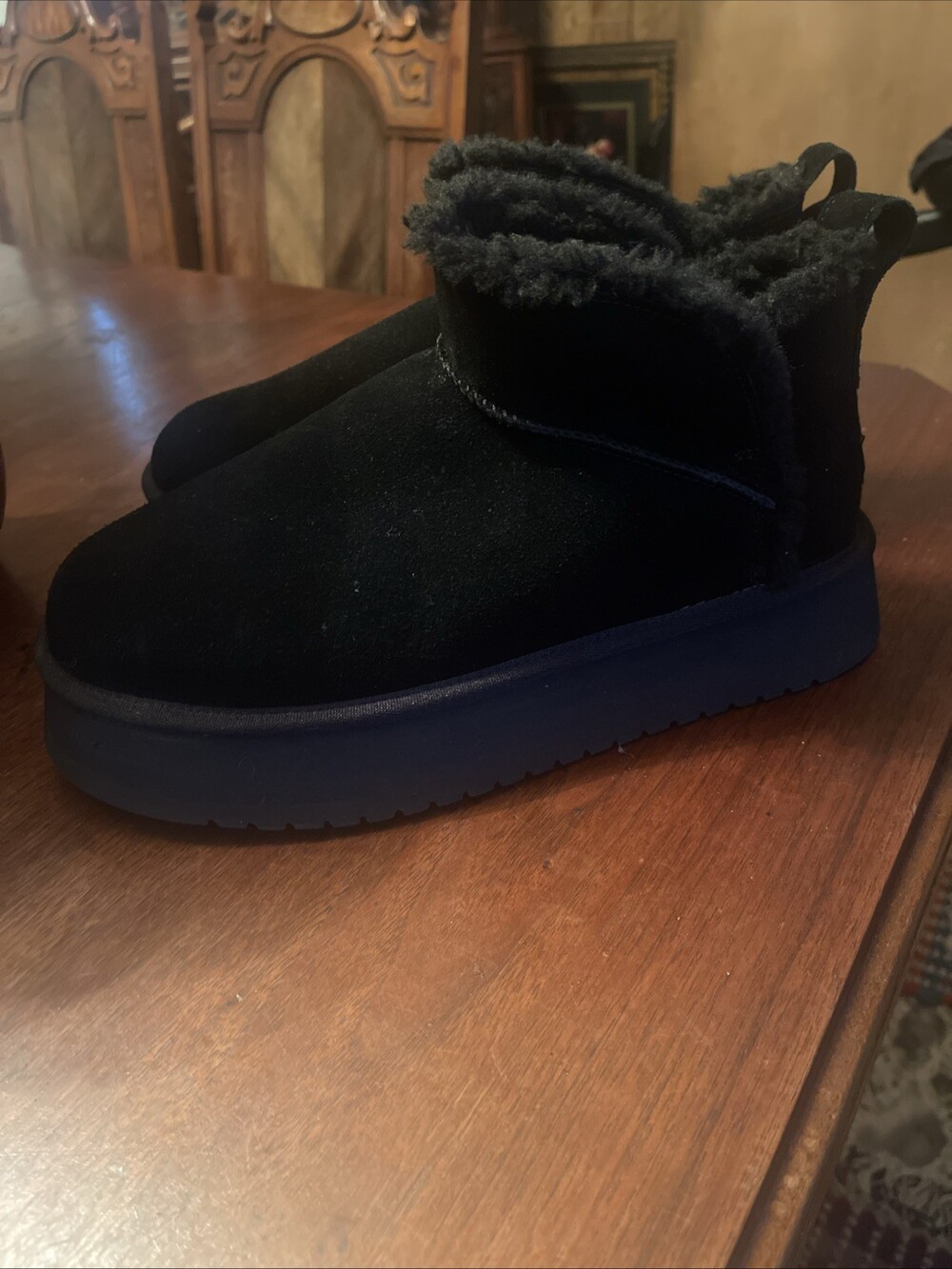 Koolaburra By Uggs Women Suede Short Classic Ultra Mini Boots Size 11 Euro 42